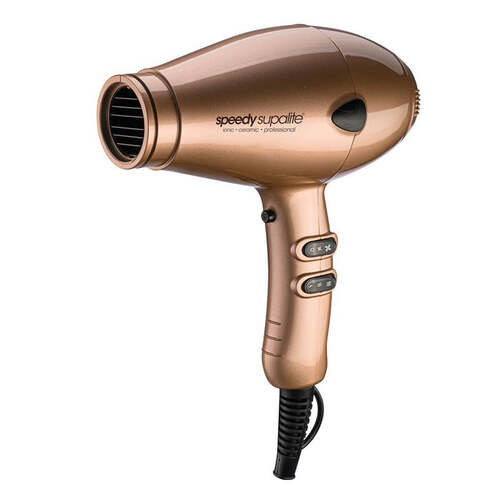 Speedy Supalite Professional Hairdryer - Gold with Diffuser