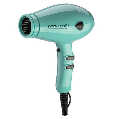 Speedy Supalite Professional Hairdryer - Green with Diffuser