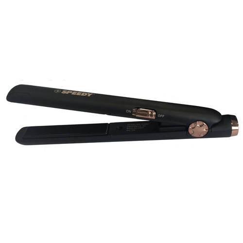 Speedy Ceramic Mini Travel Size Hair Straightener Dual Voltage USB Black