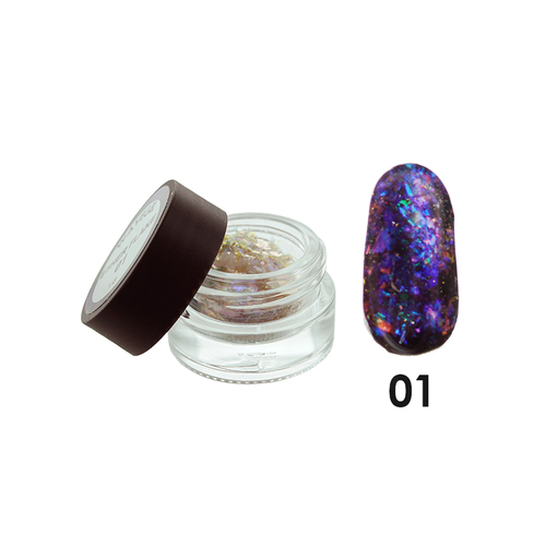 Wave Gel - Nail Foil Art Glitter Holographic Ether Flake 01 (1g)