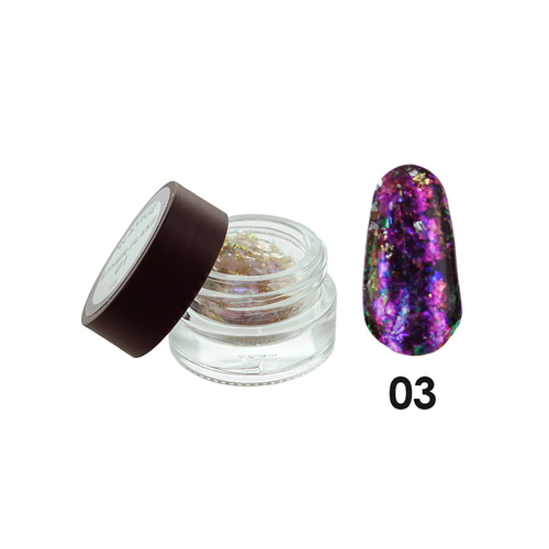 Wave Gel - Nail Foil Art Glitter Holographic Ether Flake 03 (1g)