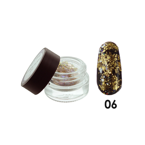 Wave Gel - Nail Foil Art Glitter Holographic Ether Flake 06 (1g)